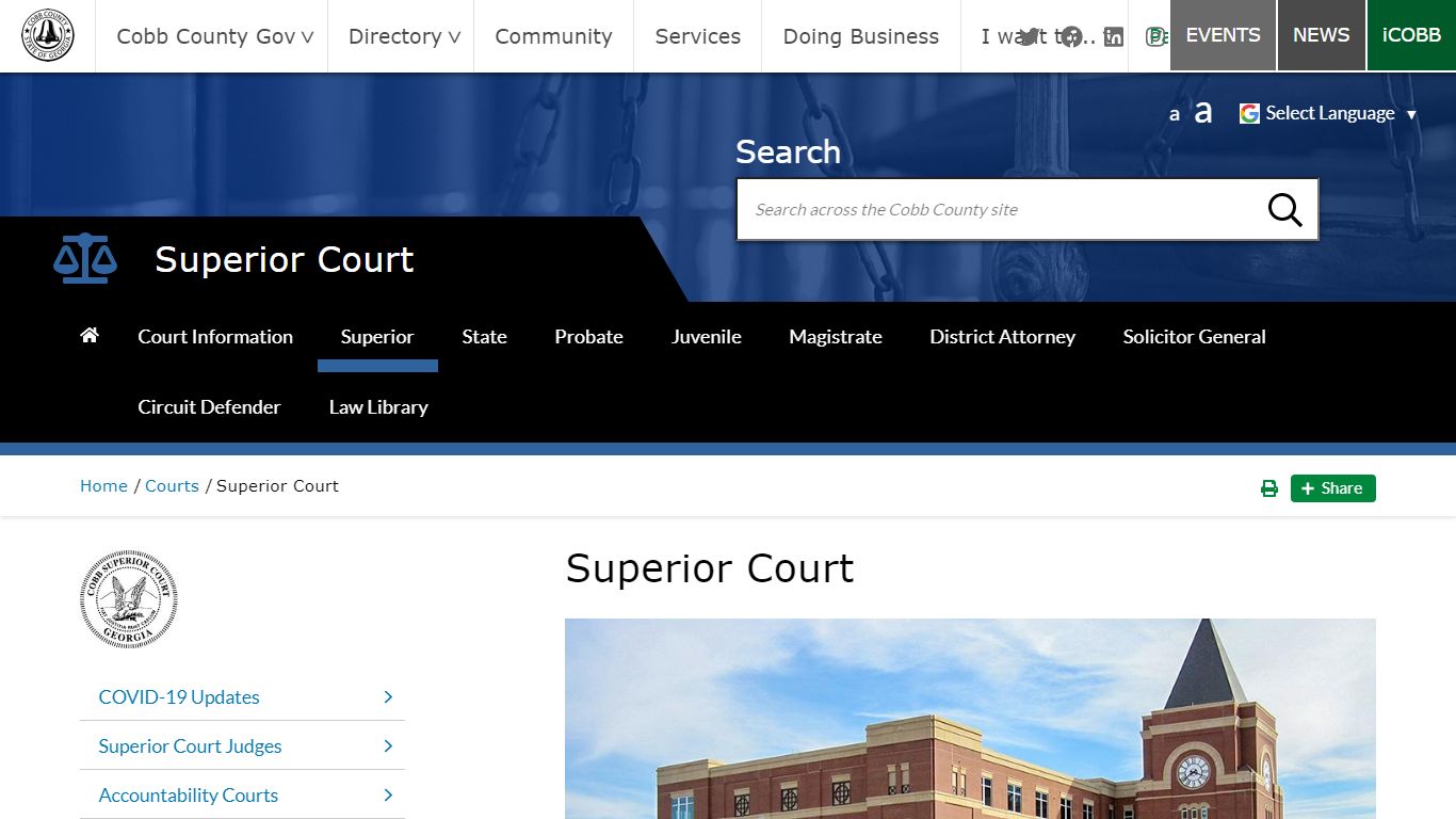 Superior Court | Cobb County Georgia